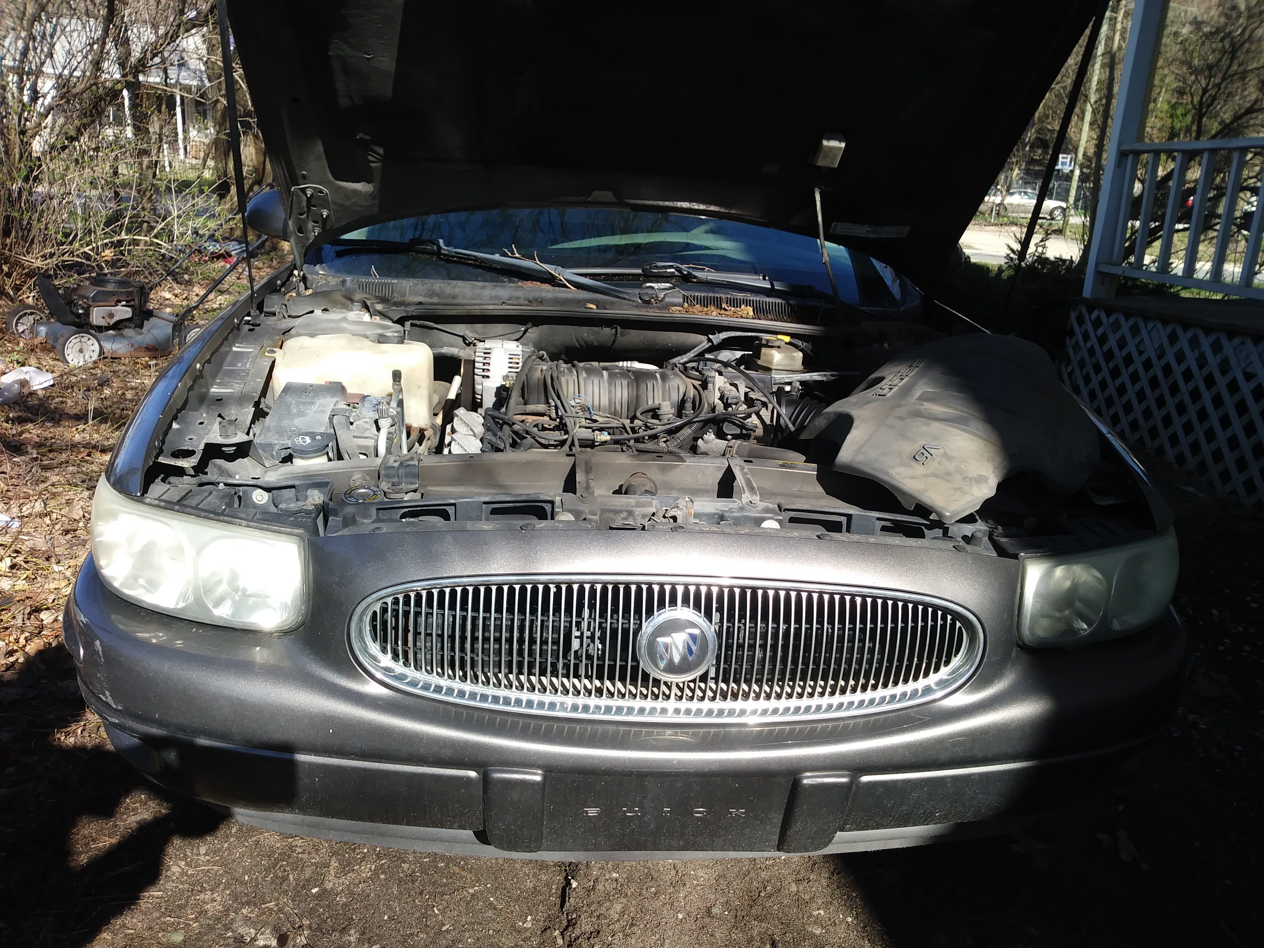 Looking into the hood of 2002 buick lesabre for sale MI 49107